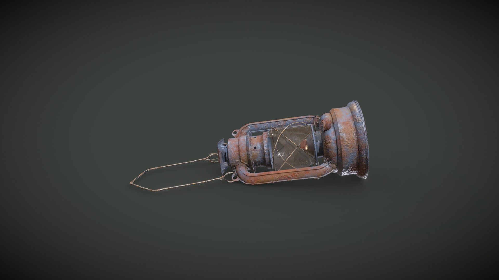 Old oil lamp
