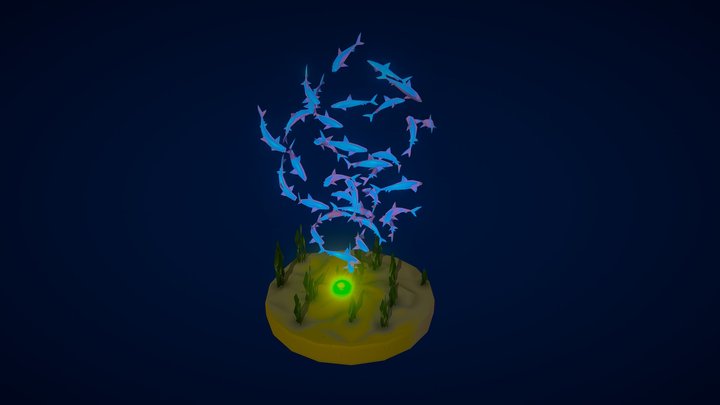 rekinki bez wody 3D Model