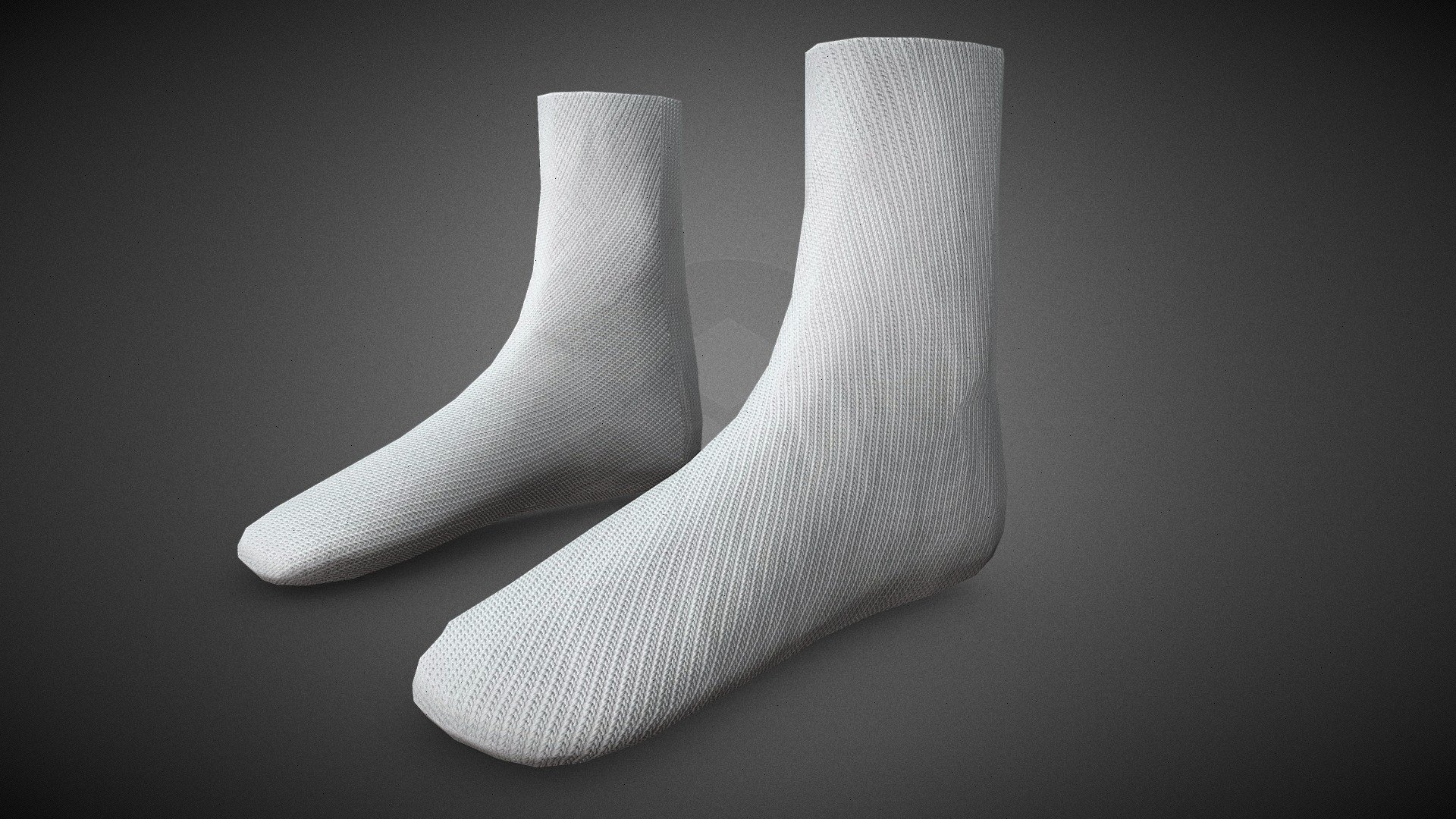 White Socks Style 4 - Buy Royalty Free 3D model by CG StudioX (@CG ...