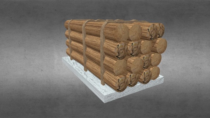Tree Block (easy to Modify) 3D Model