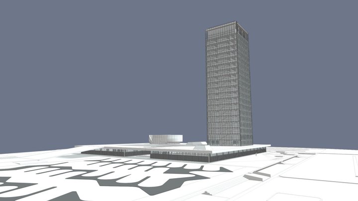 1966 - PAÇO MUNICIPAL DE SÃO BERNARDO DO CAMPO 3D Model