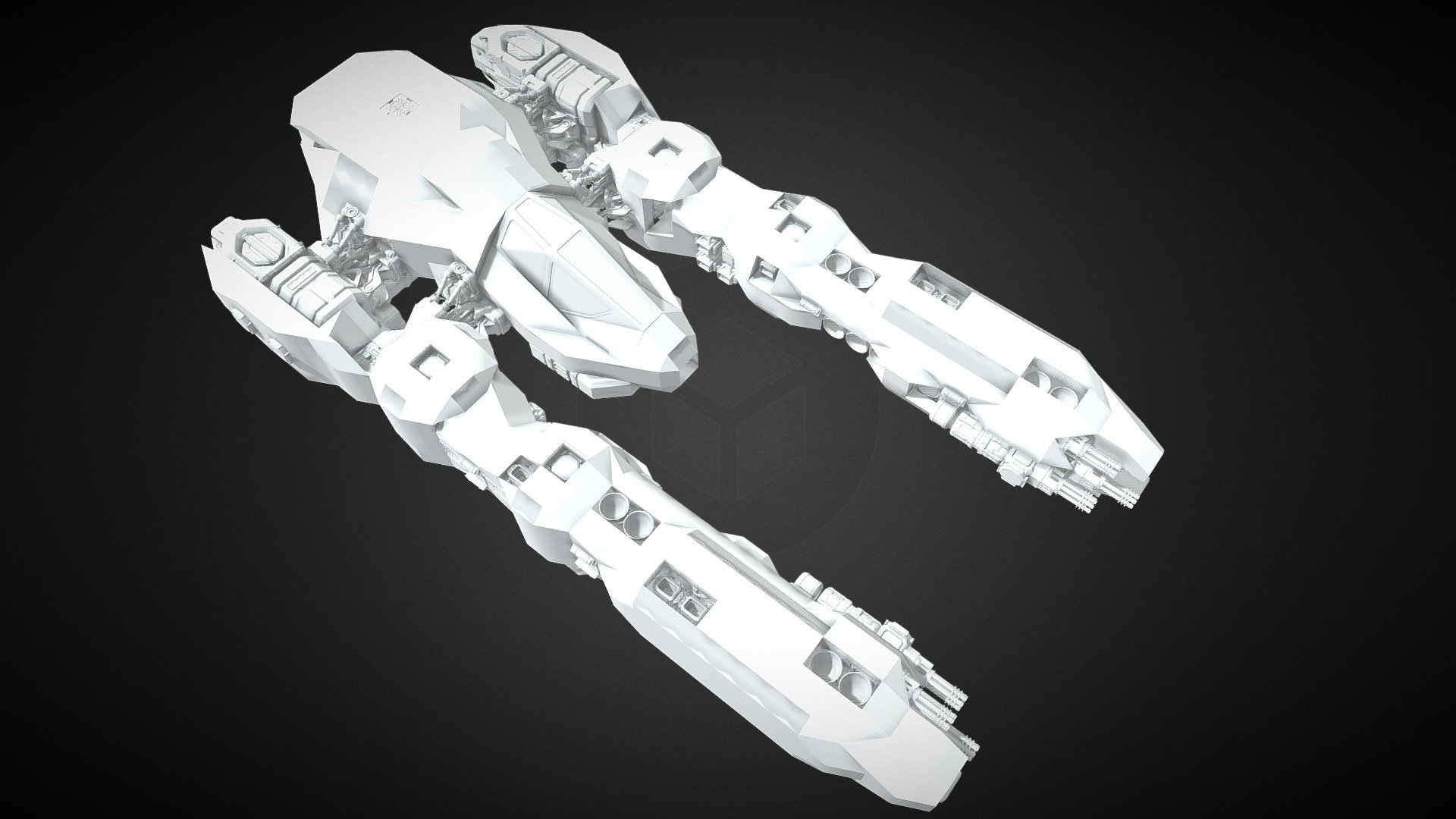 UTS Attack Fighter [Space Sweepers] ZEO Download Free 3D model by ZEO