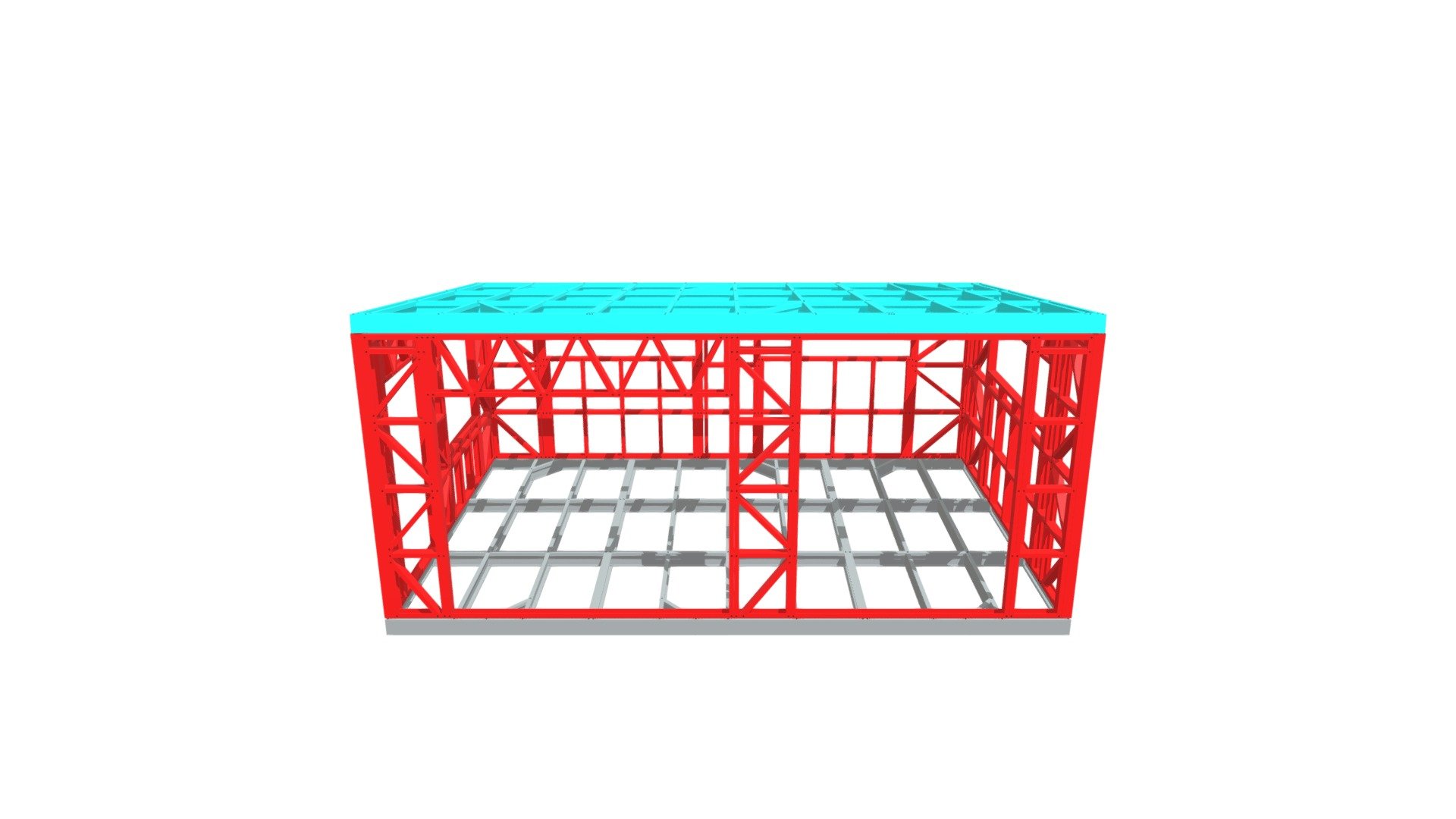4m x 6m Studio - 3D model by Steel Frames Direct & Go Tiny Frame Kits ...
