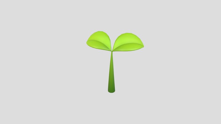 Plant Sprout 3D Model