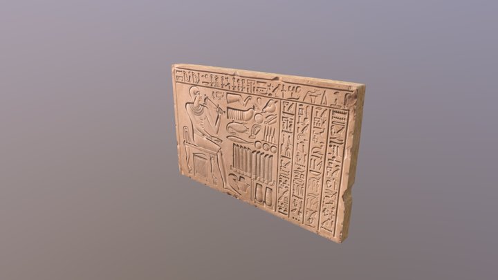 04 Stela of Maati, gatekeeper 3D Model