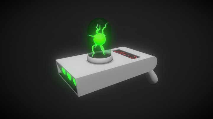 Rick's Portal Gun 3D Model