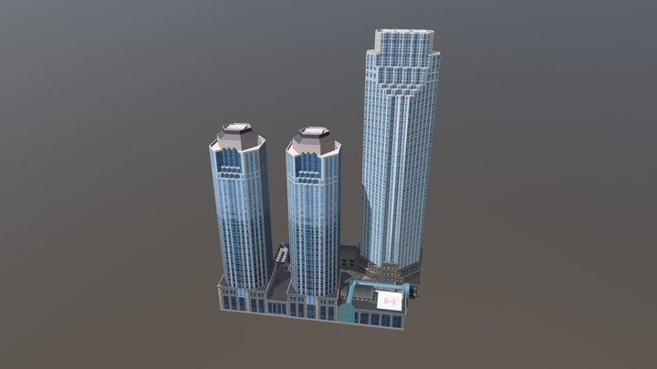Business Towers 3D Model