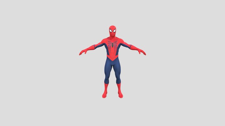 Spider- Man Cartoon Version 3D Model