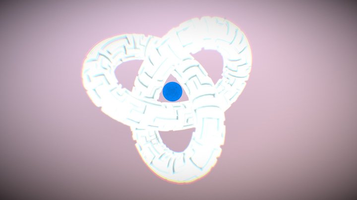 Simple Hologram Knot 3D Model