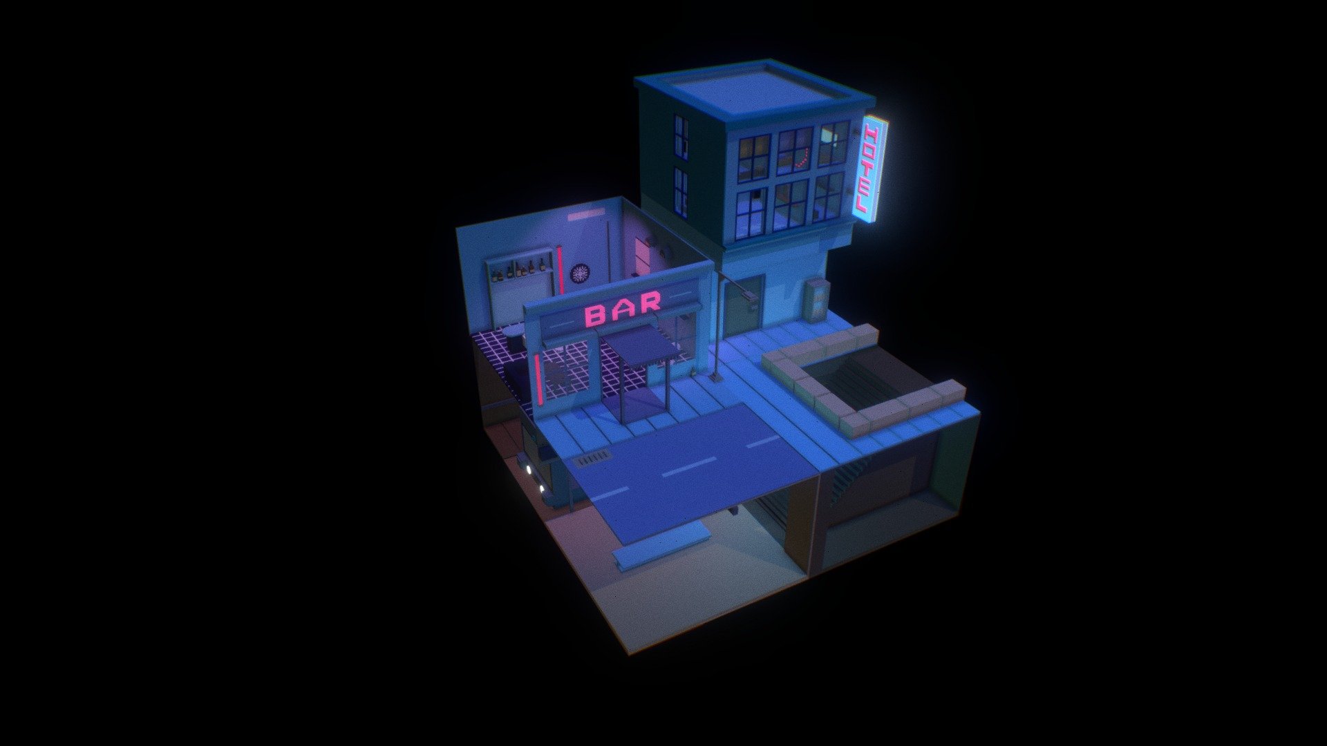 neon - 3D model by s30668 [0540275] - Sketchfab