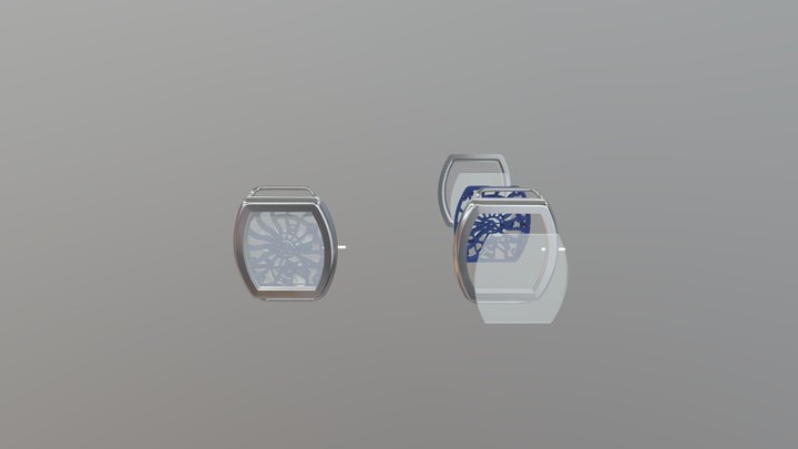 Test- 3d model watch case 04 3D Model