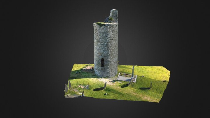 Old Kilcullen: Round tower – Modelo 3D gratuito STL