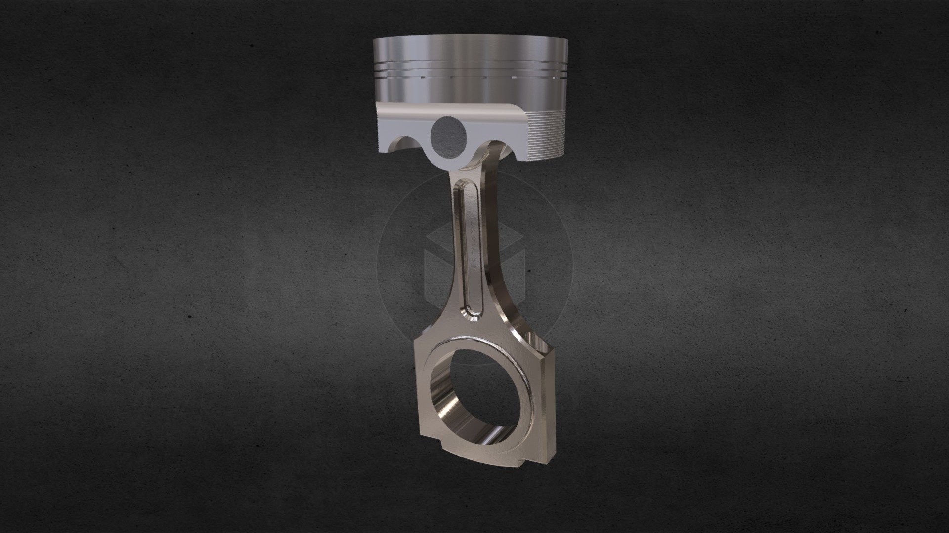 Piston Assembly of a V12 Engine Buy Royalty Free 3D model by mudit007