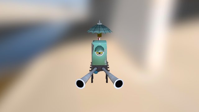 Mobile Cooler 3D Model