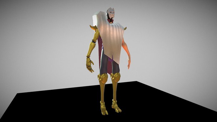 Jhin Fanart_ClassProject 3D Model