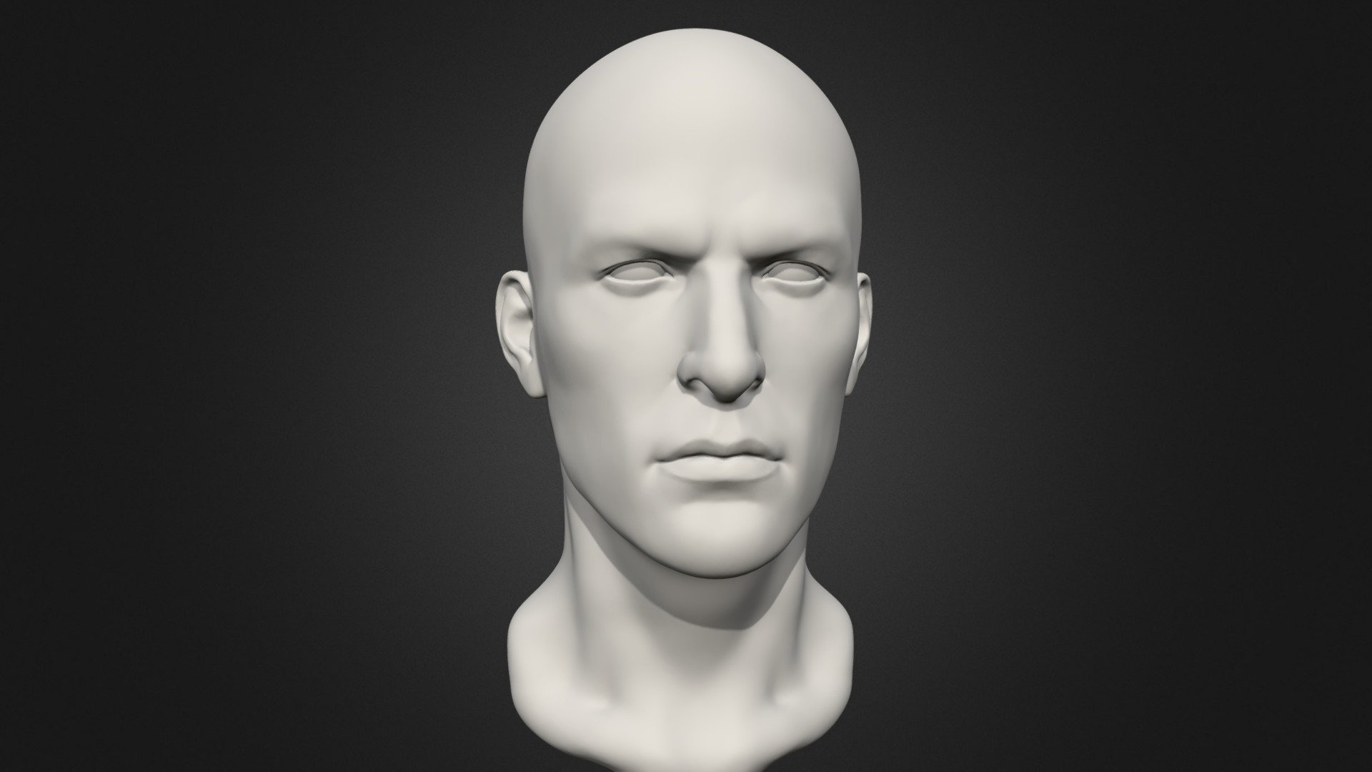 Male Head - 3D model by cgspektor [0542d1f] - Sketchfab