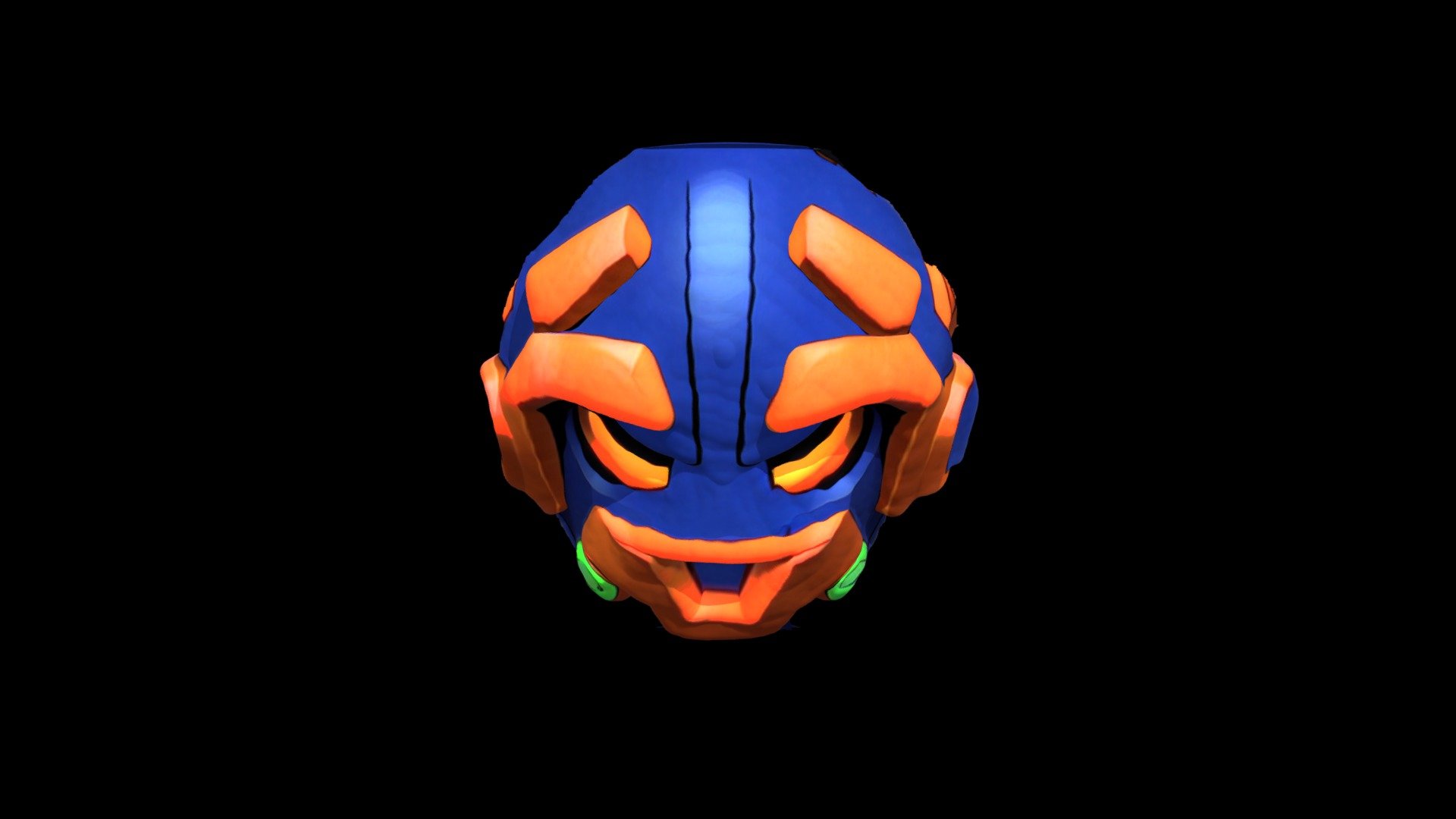 Helmet Mask Robot Cartoon 1191 - Download Free 3D model by klrxyz ...