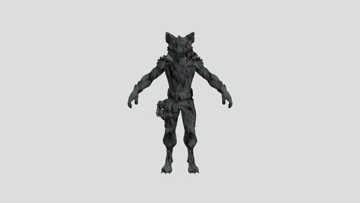 Fennix Statue 3D Model