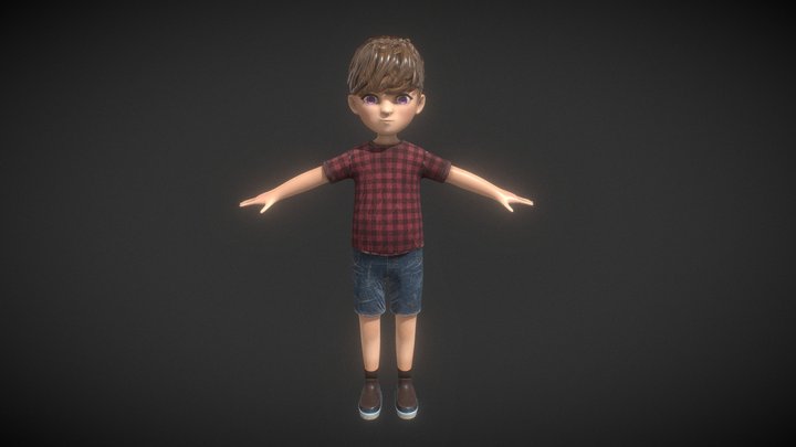 Natan_Wójcik_projekt_model_postaci 3D Model