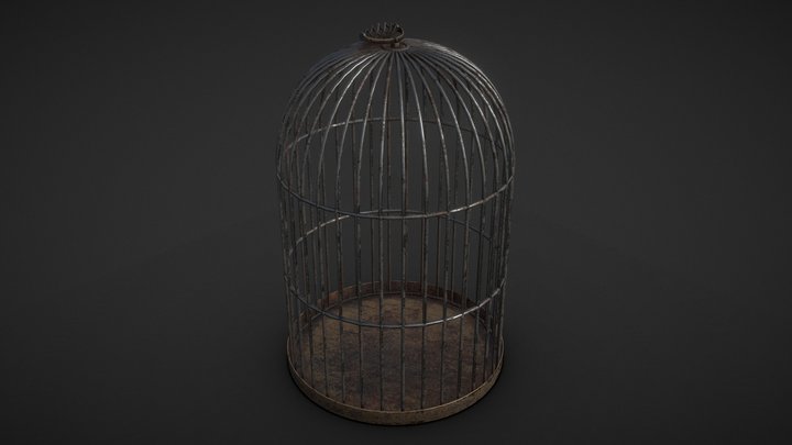 Round Rat Cage - Steampunk 3D Model
