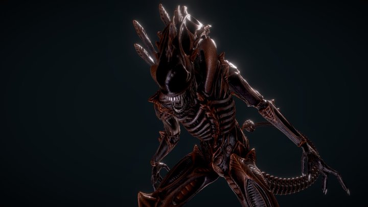 Scorpion Xenomorph 3D Model