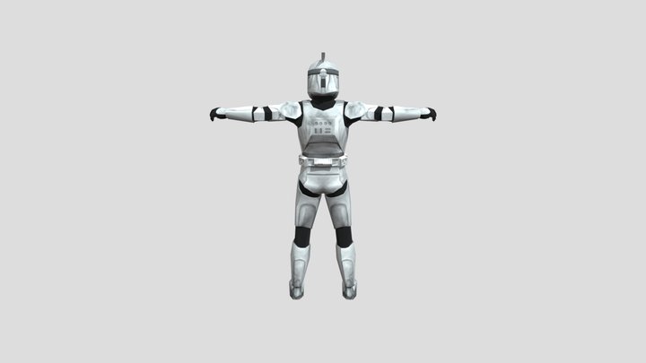Clonetrooper battlefront 2004 3D Model