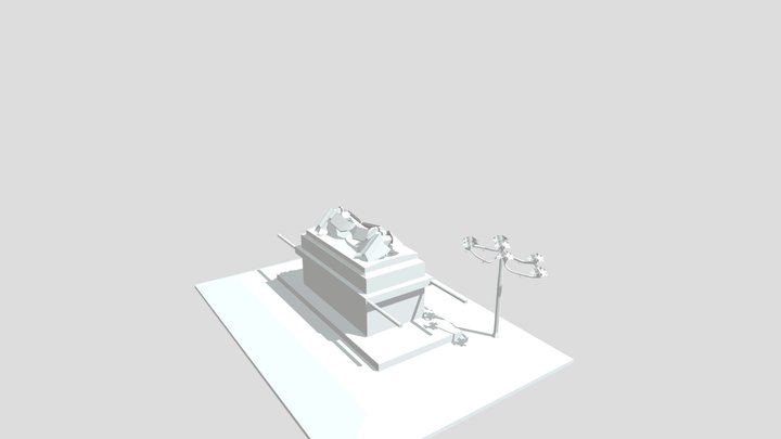 The Arc Of The Covenant & 7 Lamps 3D Model