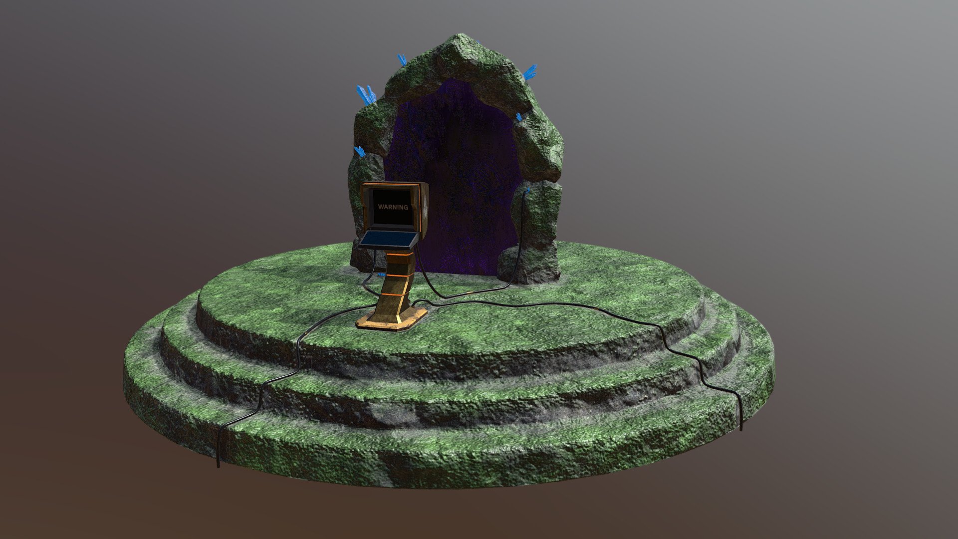 Ancient portal - 3D model by Oliver Wobst (@XMIR) [05451ce] - Sketchfab