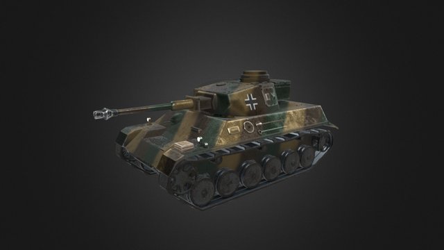 Panzer III-IV 3D Model