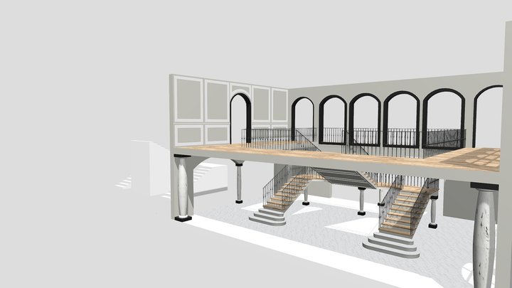 Stair Design Model 3 3D Model