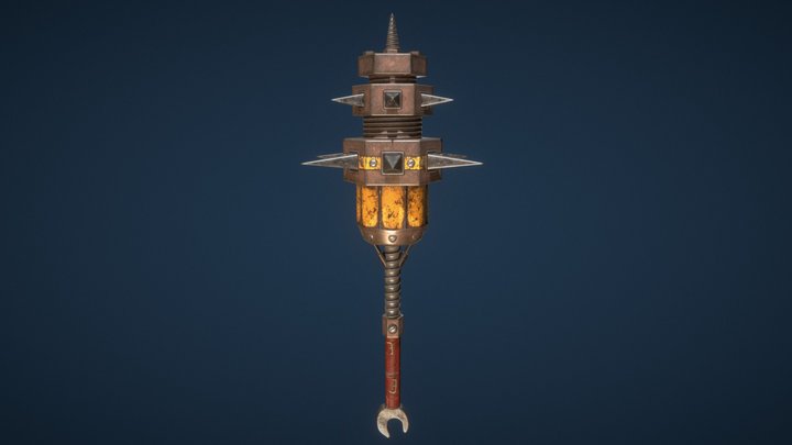 Steam Mace 3D Model