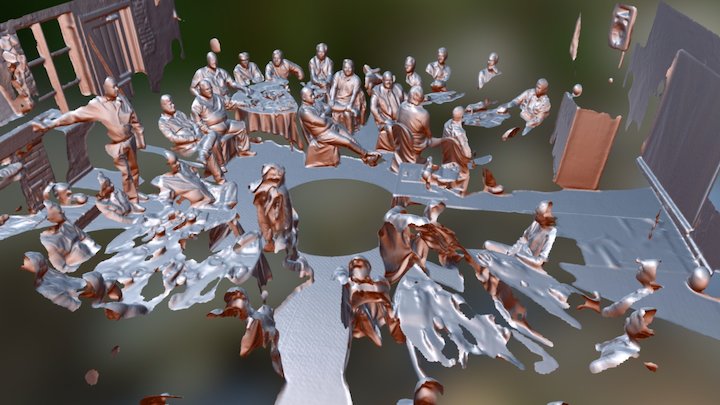 A MESH OF CLSA-LA PEOPLE 3D Model