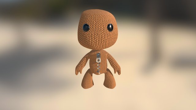 Sackboy Character 3D Model