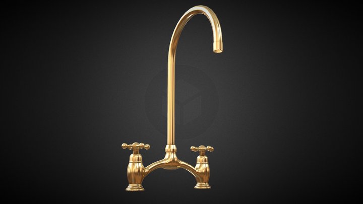 Bridge Faucet 3D Model