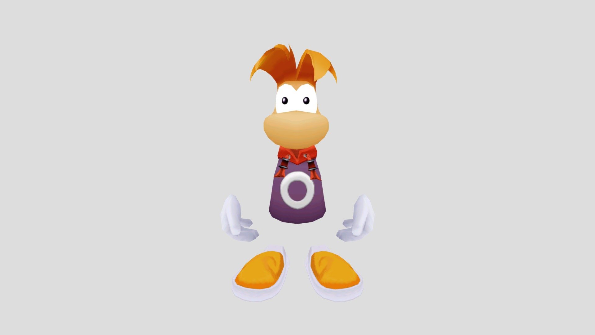 Wii - Rayman Raving Rabbids 2 - Rayman (1) - 3d Model By A12527287🇵🇷 