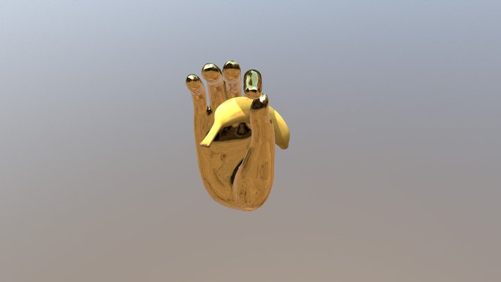 Buddha_Banana.c4d 3D Model