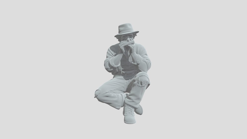 Dusty Harmonica Player