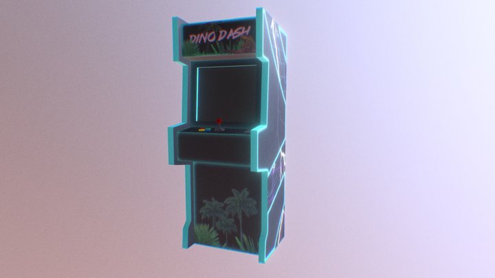 Arcade Machine 1 3D Model