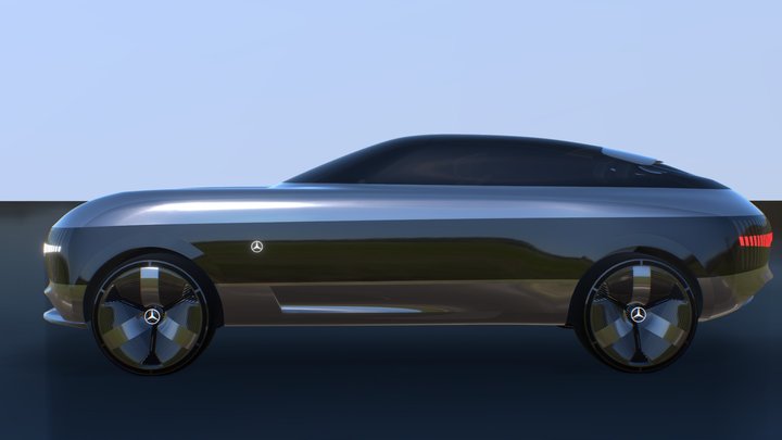 Mercedes Benz The Ring (EQ SL) 3D Model