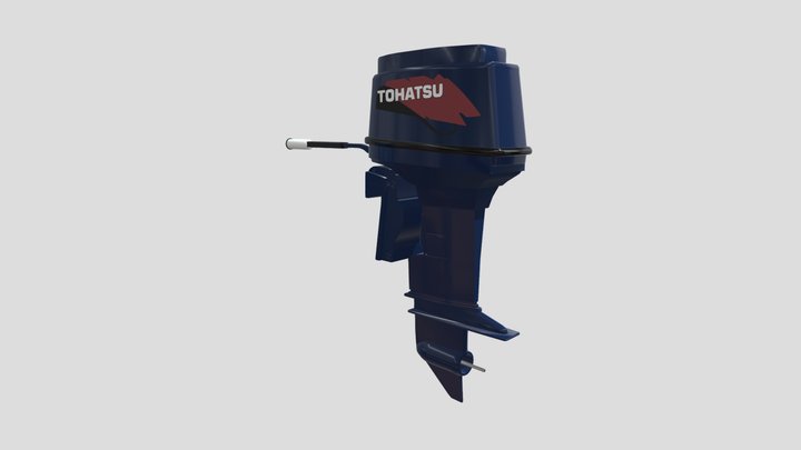Tohatsu 40D 3D Model