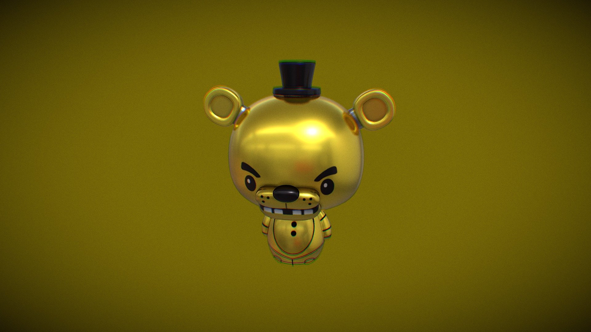 Golden Freddy - Download Free 3D model by royalroyaltymodel112 [054b883 ...