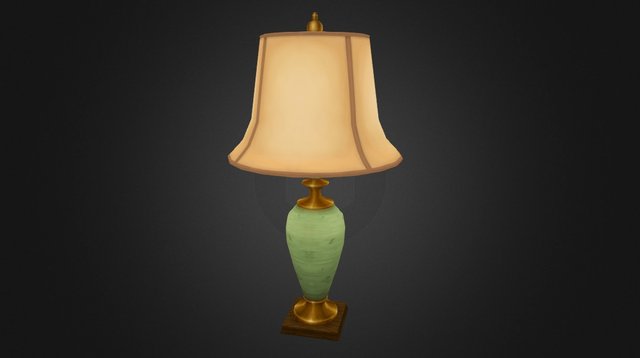 Hand-painted Lamp 3D Model