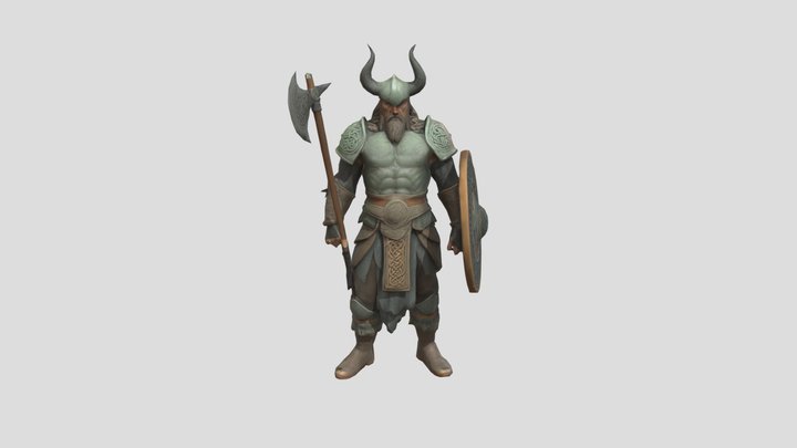 celtic warrior 3D Model