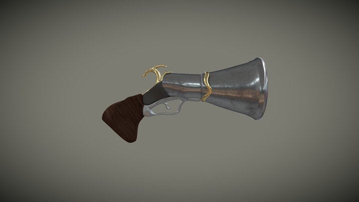 Blunderbuss - Download Free 3D model by Lokeig (@lokeig) [ee4e8bd]