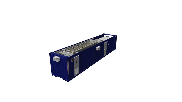 SMR4 - 40' SELF-CONTAINED MEN'S RWR 3D Model