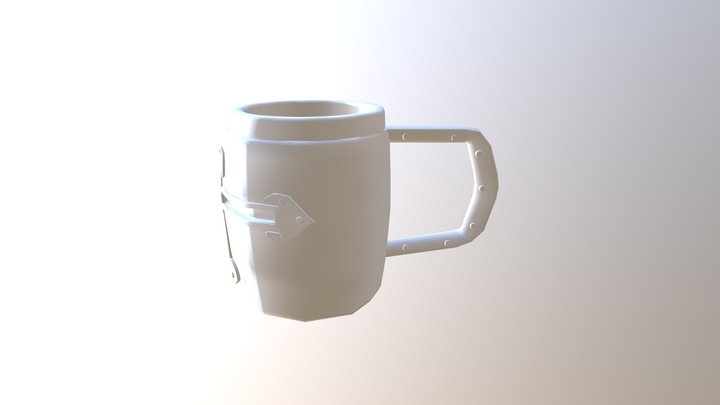 Knight Mug Game Resolution 3D Model
