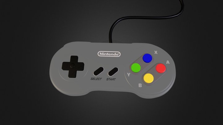 Snes 3D Model