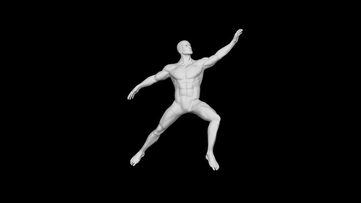 First Anatomy Sculpt 3D Model