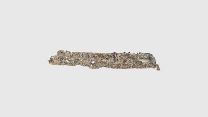 Khulais Castle external structure 01 3D Model