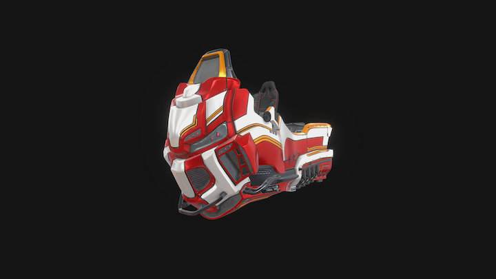[WIP] Hoverbike 3D Model